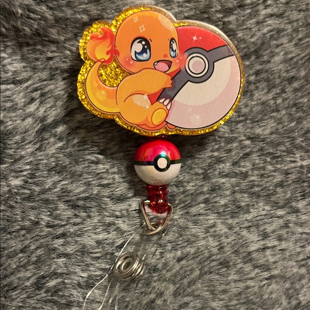 Cute Charmander Badge Reel